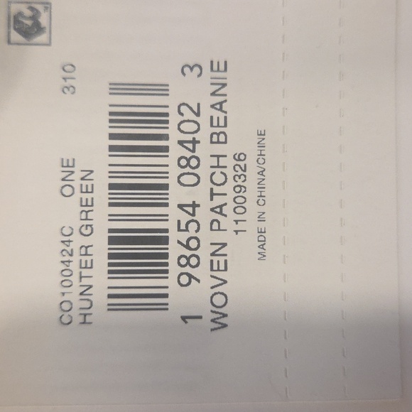 Coach Ribbed Knit Beanie Hat – Hunter Green - Picture 2 of 5